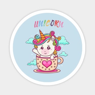 Unicorn Coffee Lover Magnet